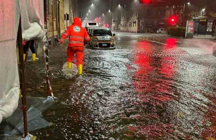 italia francia frana maltempo